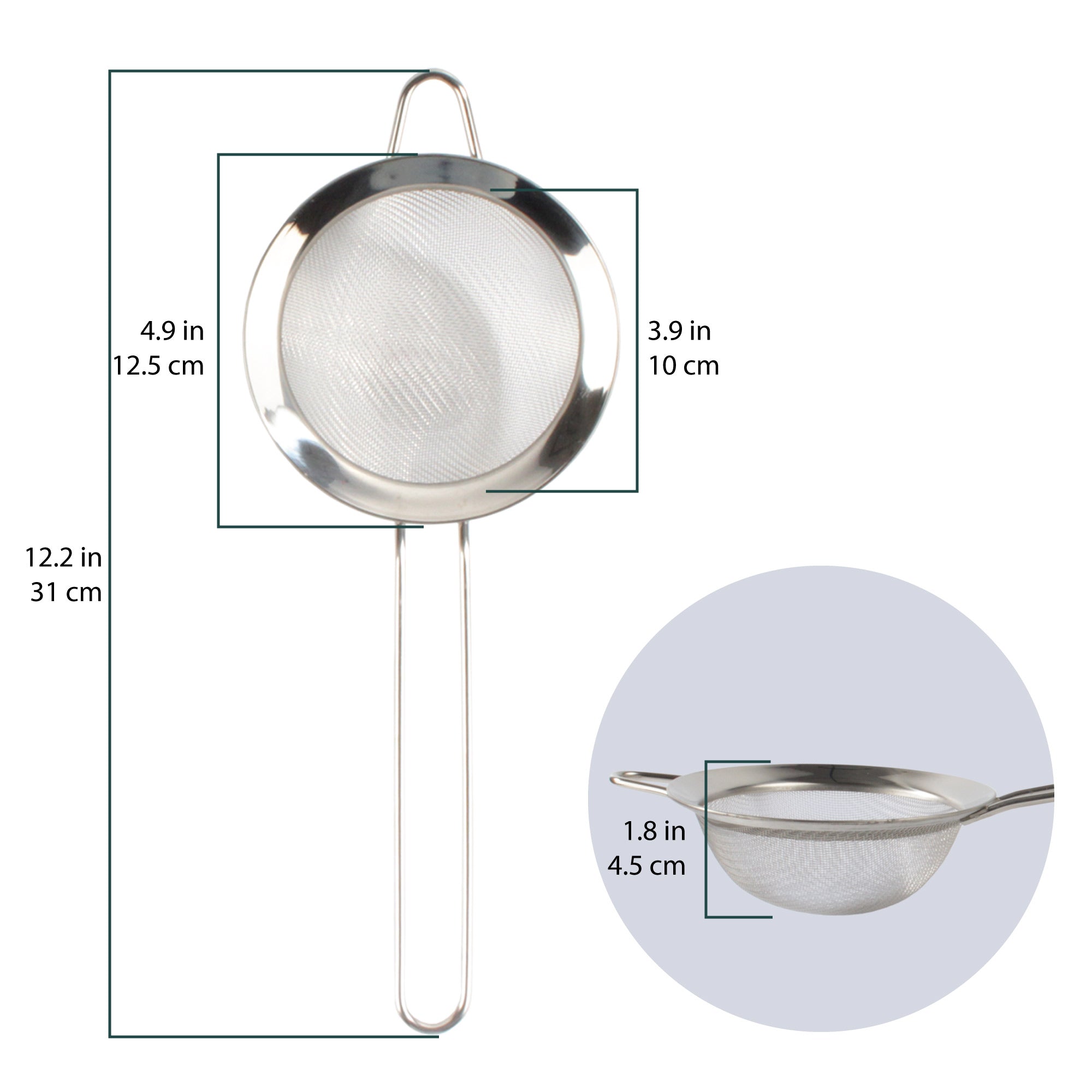 strainer-dimensions