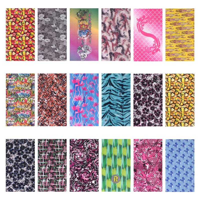 Multi-functional neck gaiters come in a varity of different styles and patterns.