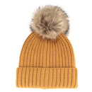 Women's Knitted Pom Pom Slouchy Beanie