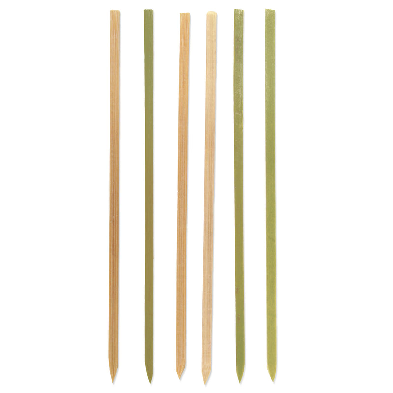 green natural bamboo flat stick picks toothpicks full