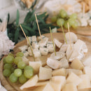 green natural bamboo flat stick picks toothpicks cheese appetizers