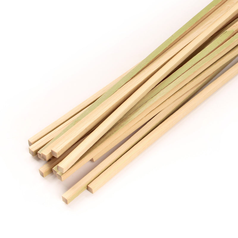 natural bamboo square skewers bottoms
