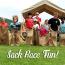 Natural Jute Burlap Potato Sack Race Fun