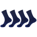 Men's Bamboo Cushioned Crew Socks: 4 Pairs