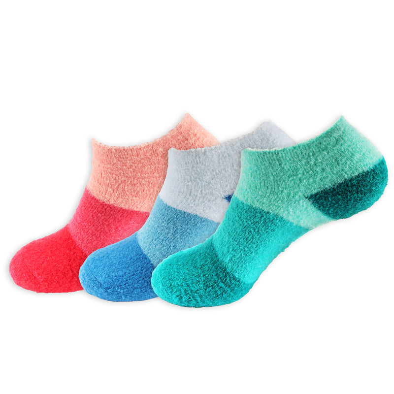 Women's Super Aloe Infused Fuzzy Nylon Socks, Assortments