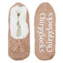Women's Fancy Yarn Slippers: 1 Pair