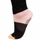 womens pink bamboo yoga socks