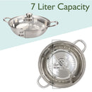 size information on the shorter pot