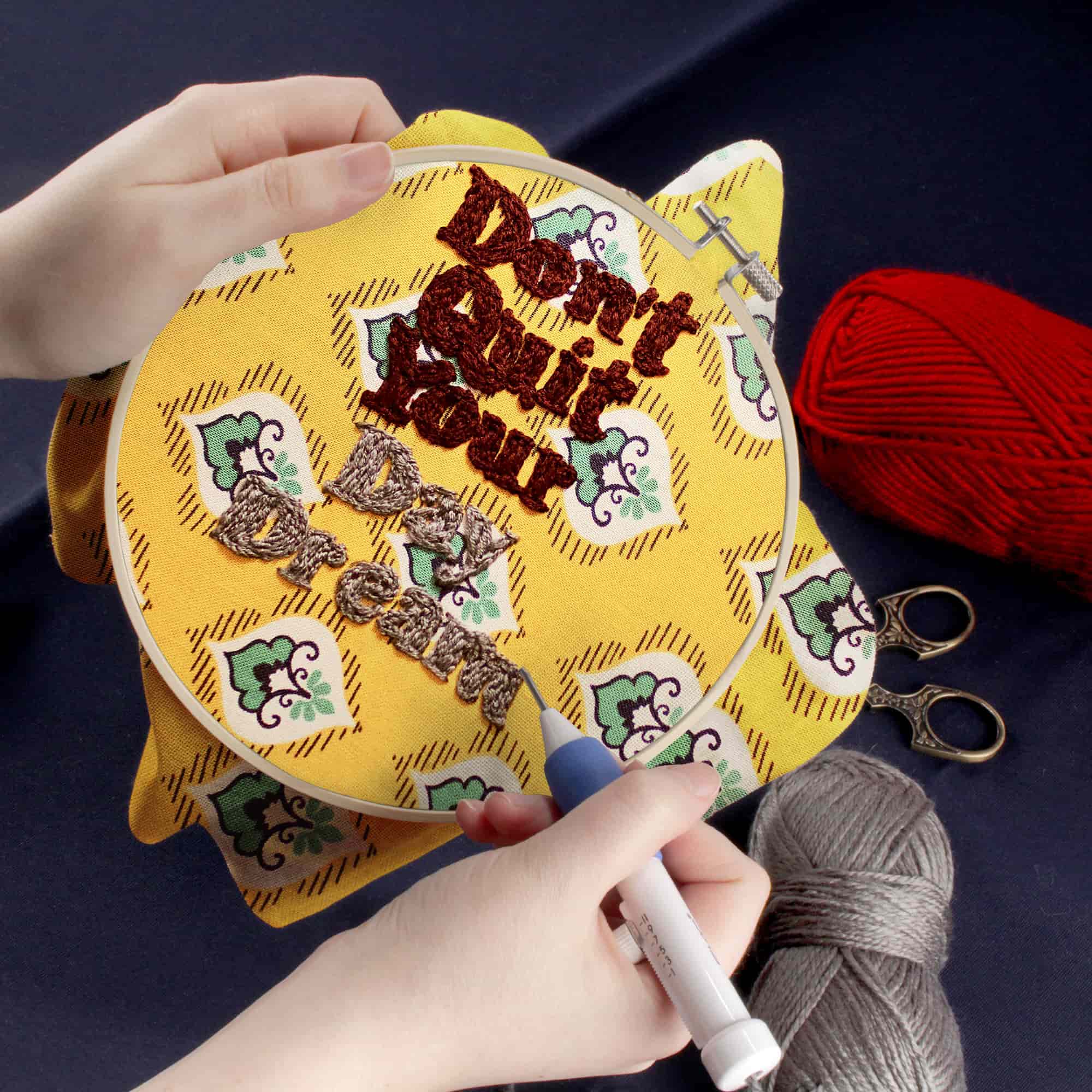 Punch Needle Set Lifestyle