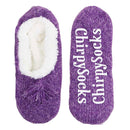 Women's Fancy Yarn Slippers: 1 Pair