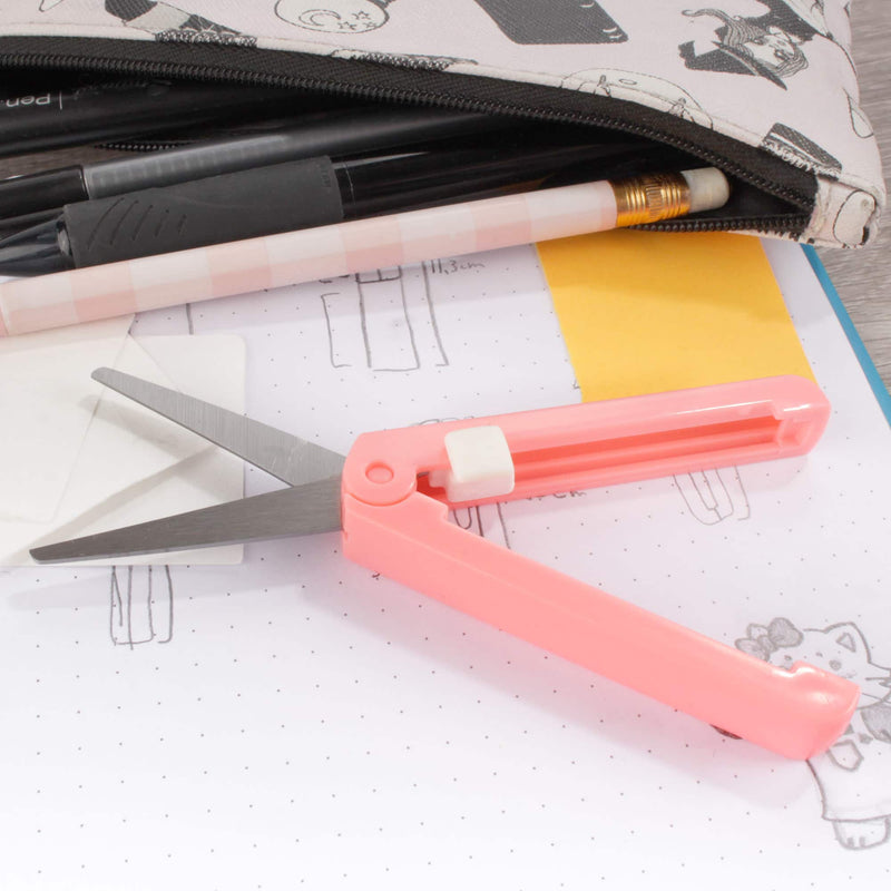 Push Open Folding Scissors