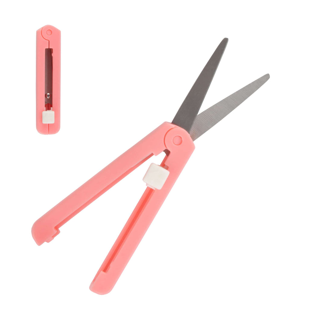 Push Cut Scissors Push Open Folding Scissors
