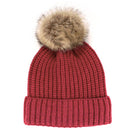 Women's Knitted Pom Pom Slouchy Beanie