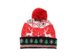 reindeer christmas light up beanie