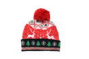 reindeer christmas light up beanie