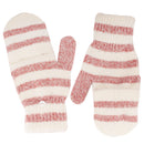 red fuzzy mitten fingerless