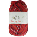 red/white/black yarn