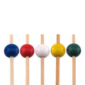 bamboo ball picks colors assorted 5.9"