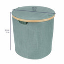 Circular Medium Bamboo Hampers with Lid