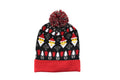 santa christmas light up beanie