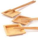 close up of sace dishes