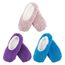 Women's Microfiber Cozy Fuzzy Non-Slip Slippers: Assortments
