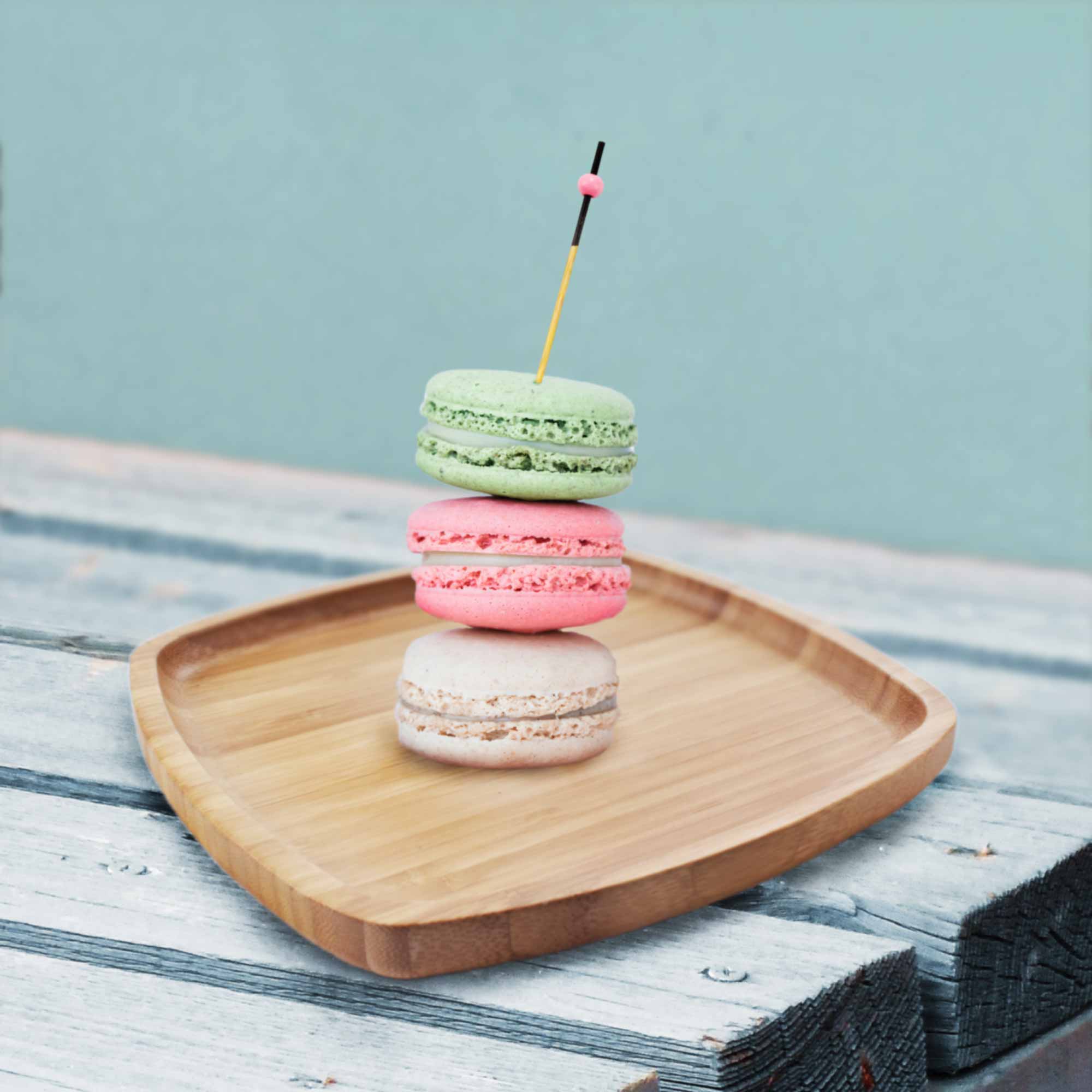 small bamboo ball picks dessert