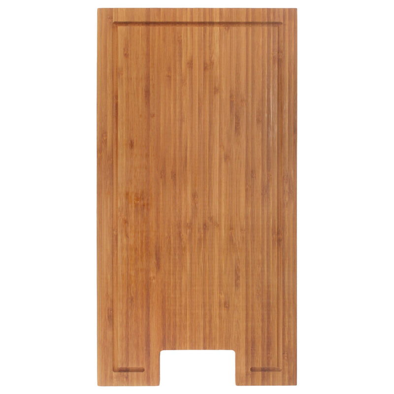 small bamboo griddle cover cutting board front