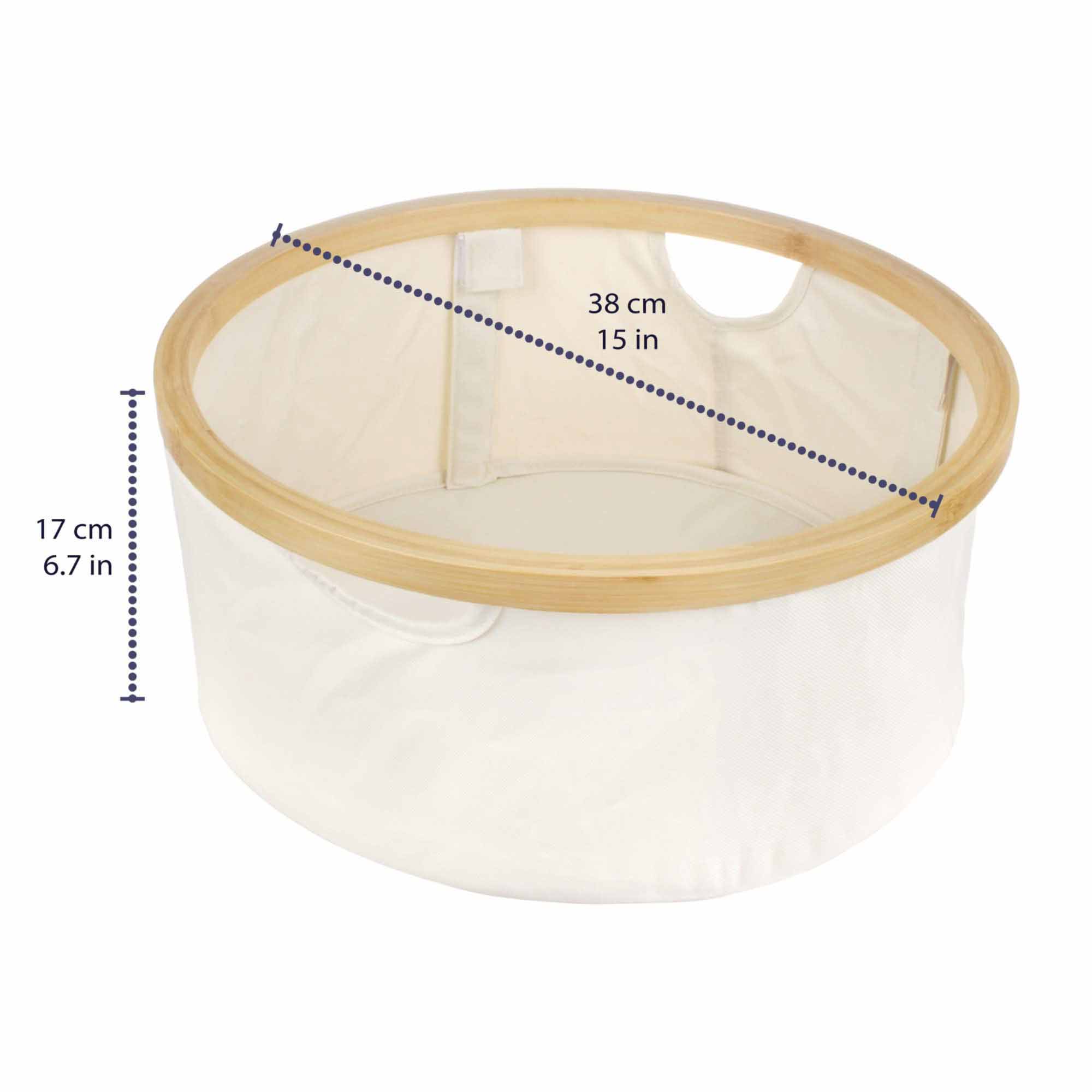 Circular Small Bamboo Hampers