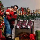 Hand-Embroidered Christmas Stockings