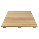 Raised Bamboo Bath Mat