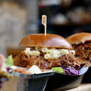 special label bamboo paddle picks sandwich