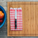 Grooved Square Bamboo Cutting Board 11" x 11" x 0.75"