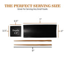 Reusable 6pc Sushi Plate Set with Chopsticks