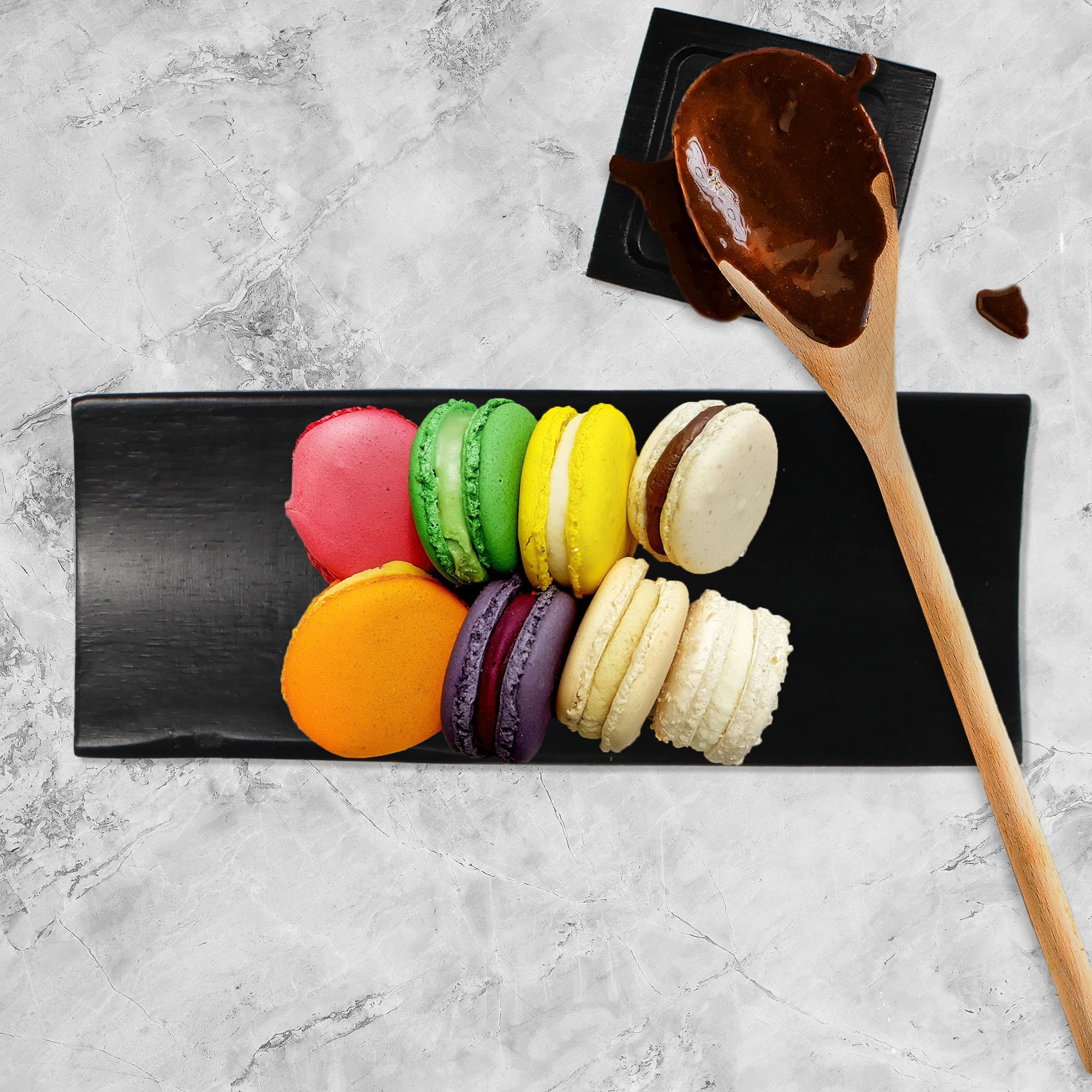 Reusable 6pc Sushi Plate Set with Chopsticks
