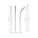 Metal Drinking Straws Sizing Image 
