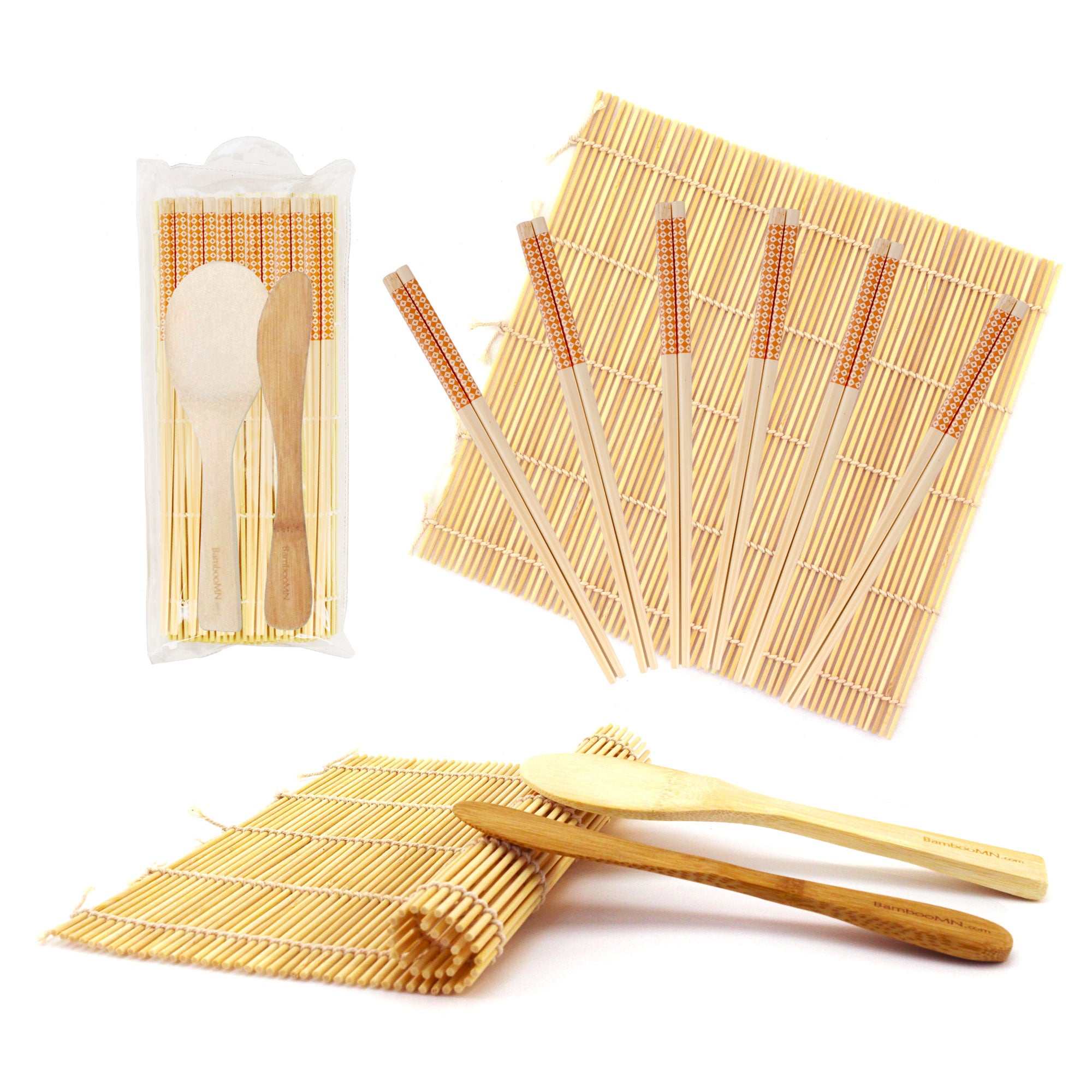 diamond orange chopsticks kit