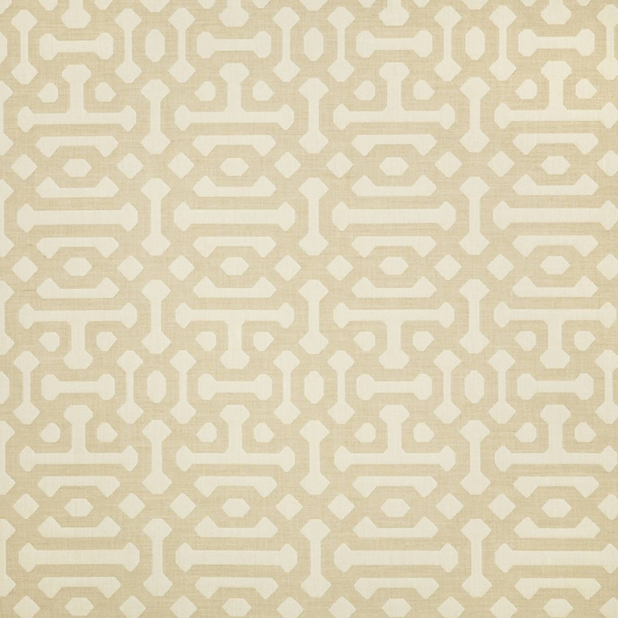 Sunbrella Fretwork Flax #45991-0001 Upholstery Fabric