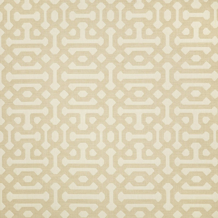 bamboomn Fretwork Flax Sunbrella Upholstery Fabric