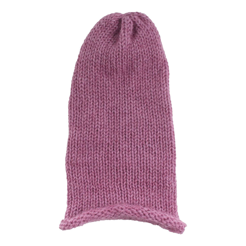 Super Soft Hand Knit Winter Hat for Women, Men, and Children unraveled