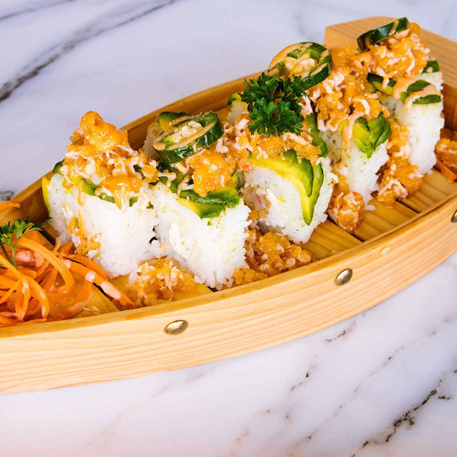Bamboo Sushi Boats