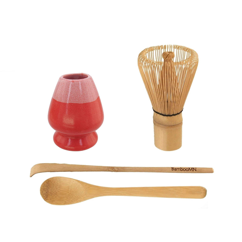  Bamboo Whisk (Chasen) and Hooked Bamboo Scoop