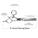 swivel thinning shears