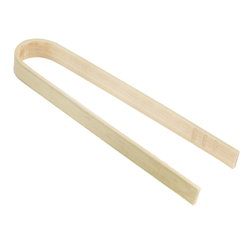 3.9" Disposable Bamboo Mini 'U' Tongs