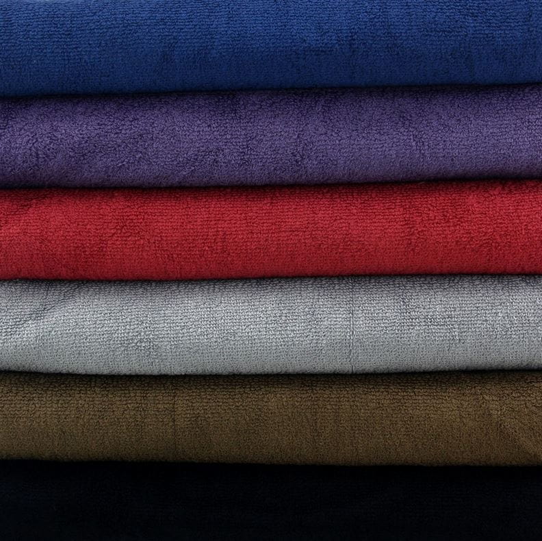 Dark colors of towels