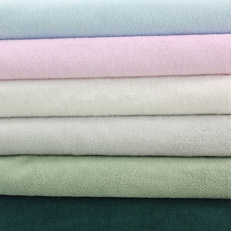 Light colors of towels