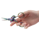 Two Piece Unicorn and Heavy Duty Shear Sewing Set with Measuring Tape in Hand