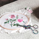 Two Piece Unicorn and Heavy Duty Shear Sewing Set with Measuring Tape Embroidery Board