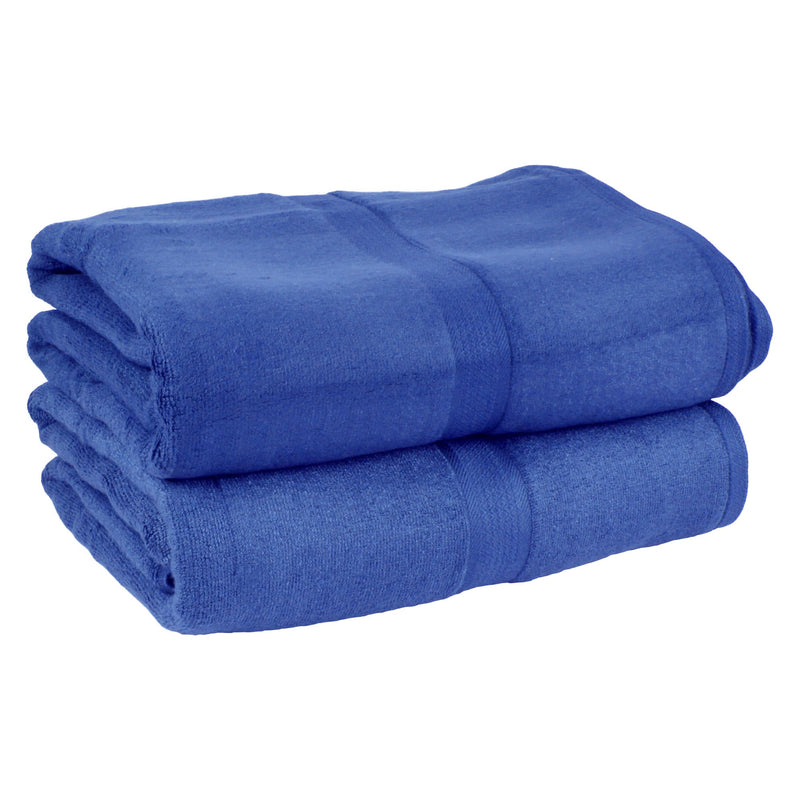 Royal blue towel