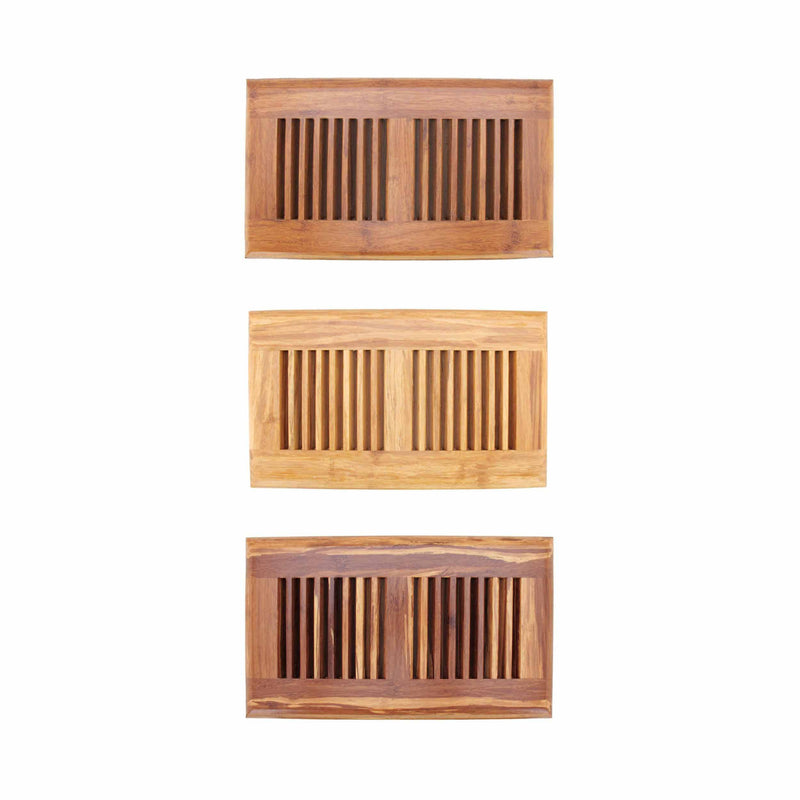 Strand Woven Bamboo Floor Register Vent Cover - 6" x 11.8"